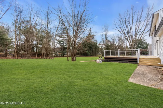 a view of park with trees