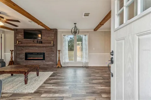 a view of a entryway door of the house