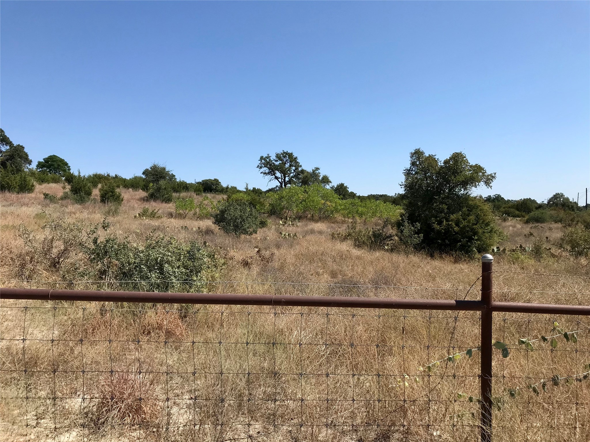 970 B Rr 32 San Marcos, TX 78666 - Photo 5 of 30 View standing at the front fence looking into the property.