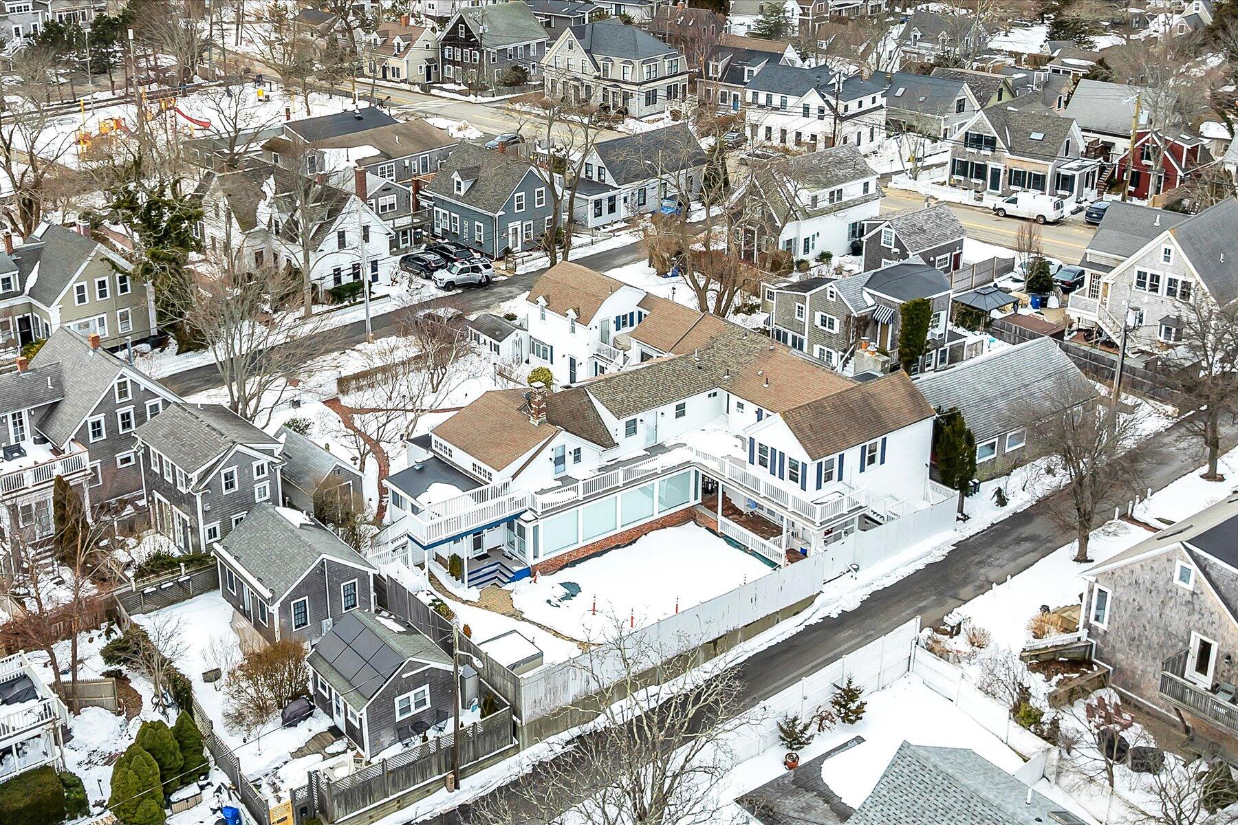 15 Cottage Street, Unit 2 Provincetown, MA 02657 - Photo 26 of 27 an aerial view of residential house with parking