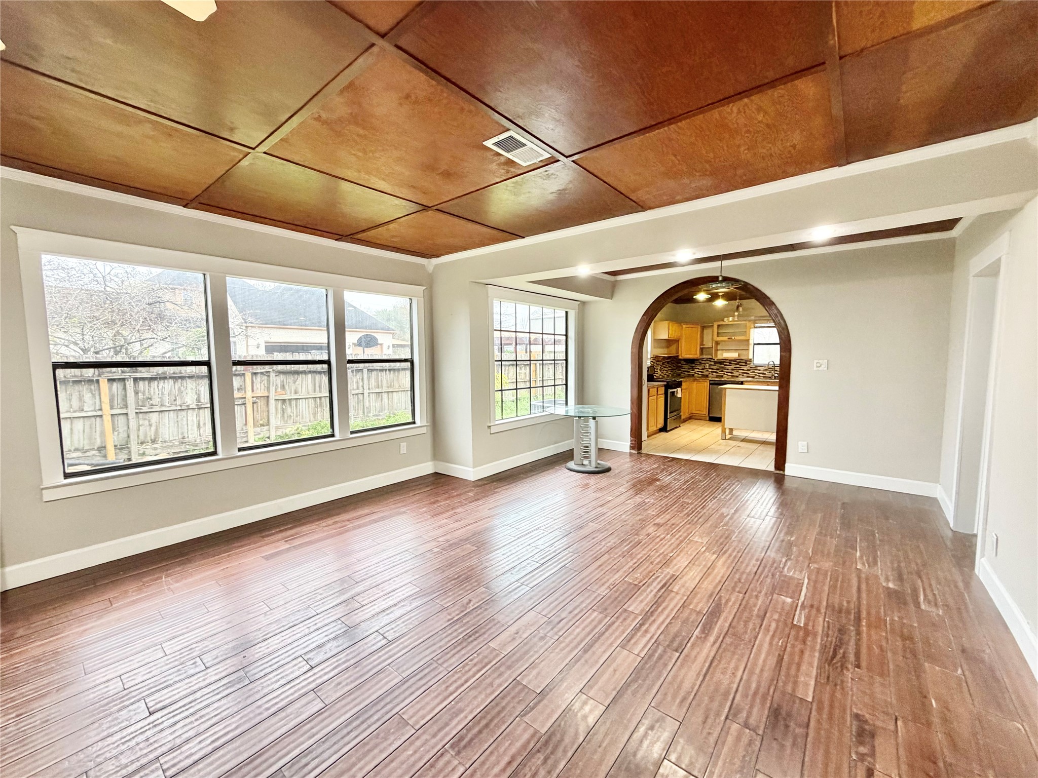 6219 Hamblen Drive Houston, TX 77396 - Photo 5 of 26 View of dining area with beautiful hardwood floors