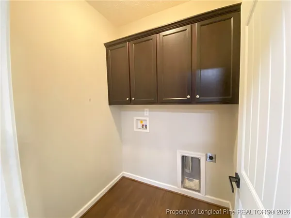 a view of a closet area