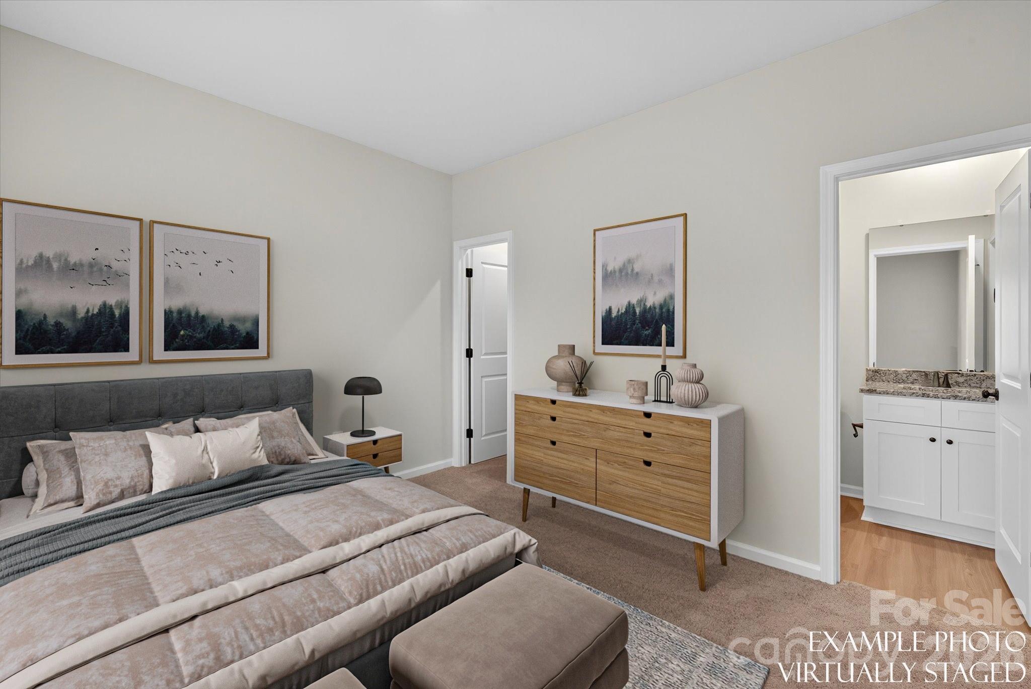 1229 Signal Street Gastonia, NC 28052 - Photo 3 of 14 a bedroom with a bed and a dresser