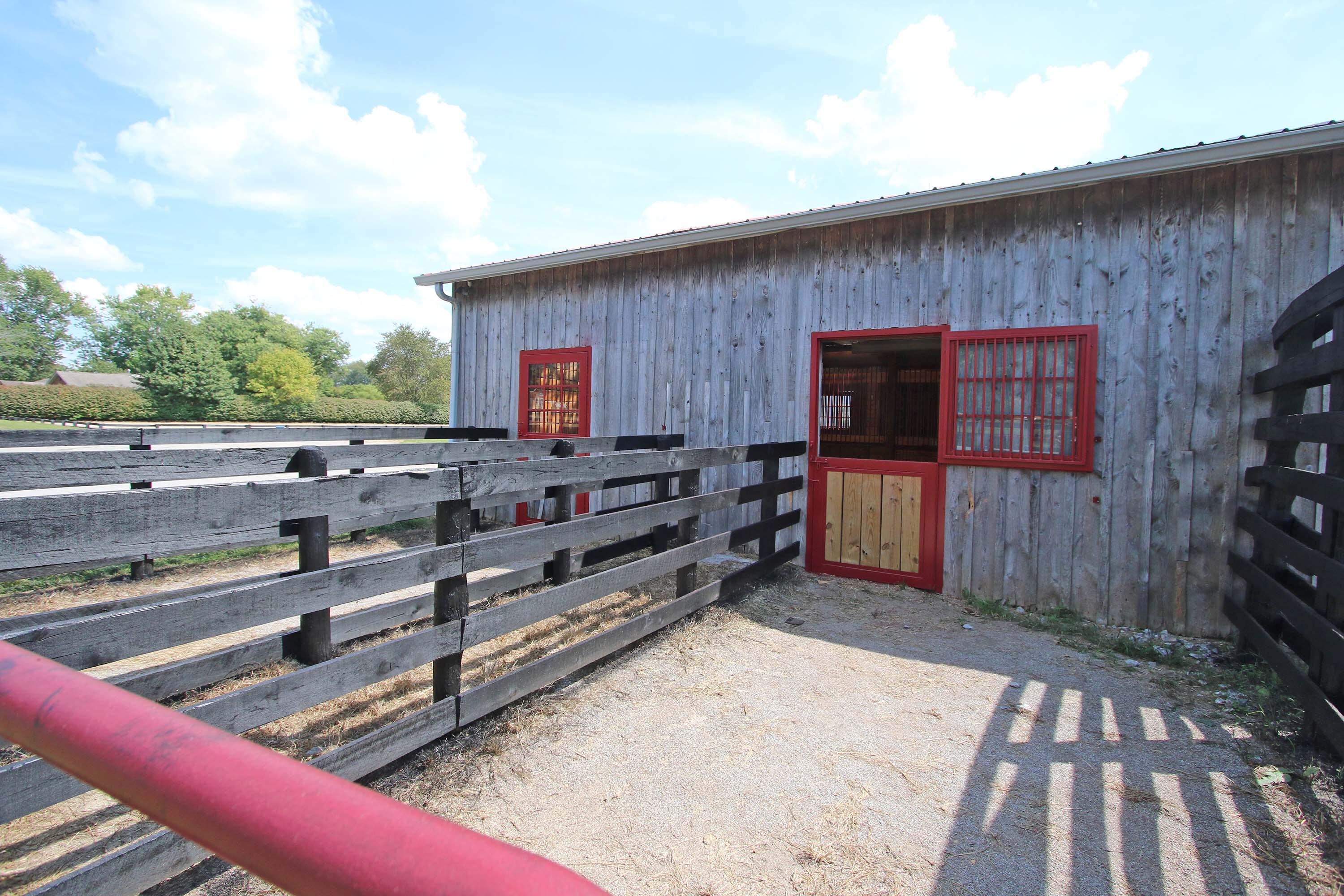 283 Leesburg Road Georgetown, KY 40324 - Photo 5 of 60 Newly painted Dutch doors in each stall leading to walk outs.