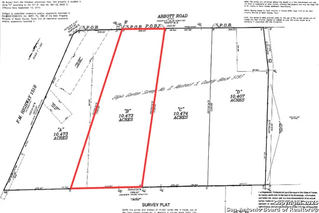 $320,000 | Tract B Abbott, St. Hedwig, TX 78152