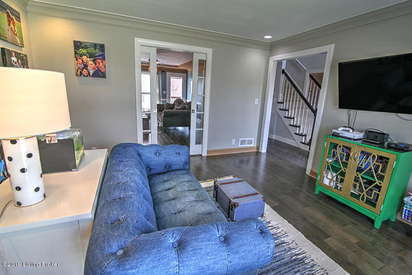 5720 Moser Farm Road Prospect, KY 40059 - Photo 10 of 64 The living room's pocket french doors give you the option for a study/home office.