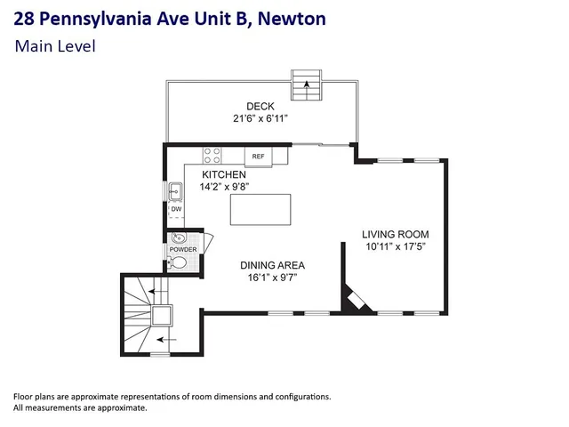 $6,000 | 28 Pennsylvania Avenue, Unit B, Newton, MA 02464