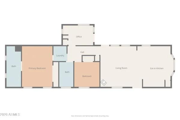 an aerial view of a houses with yard