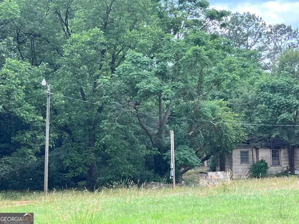 a view of backyard with green space