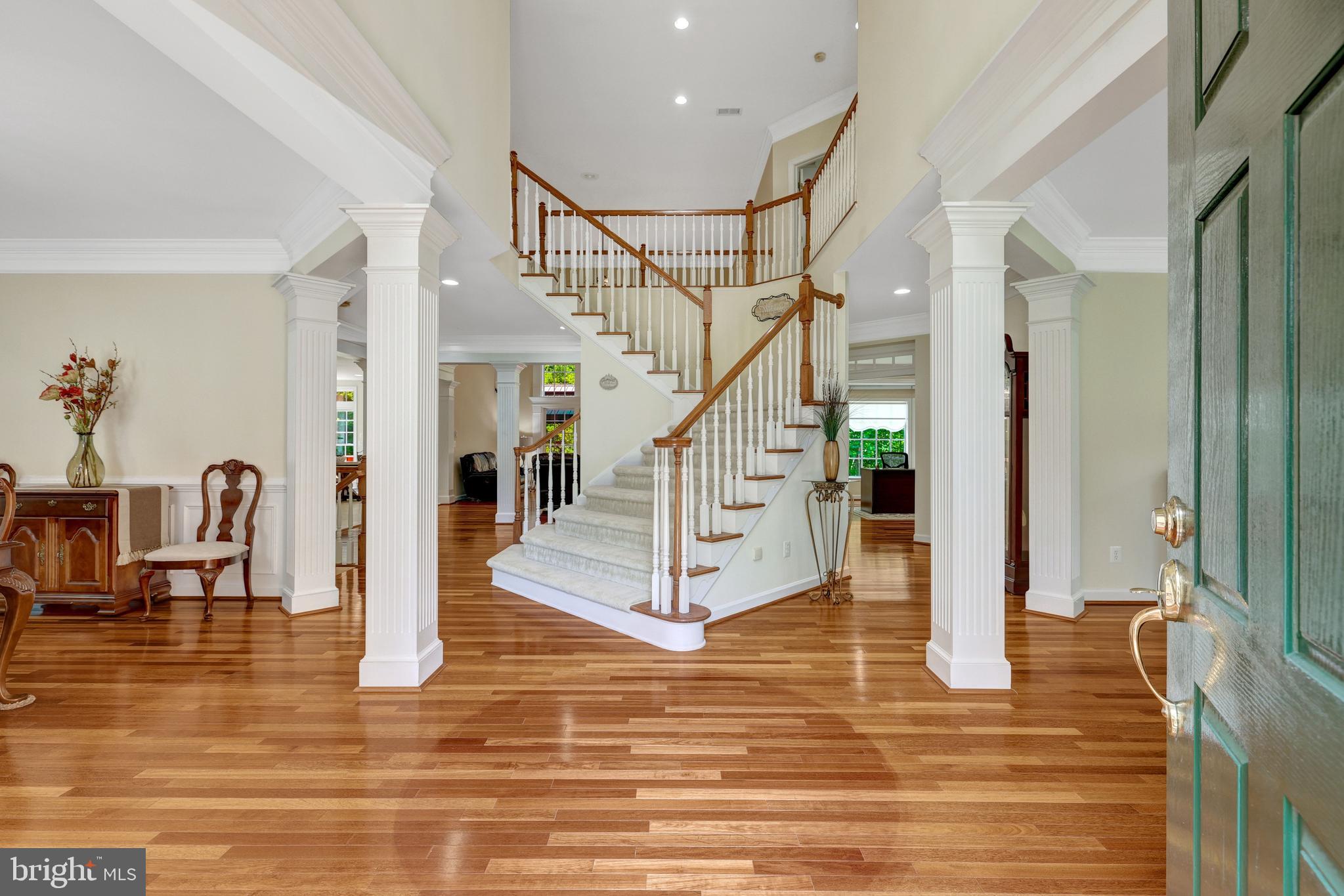 13650 Independence Ridge Nokesville, VA 20181 - Photo 12 of 98 Grand Two-Story Foyer & Curved Staircase View