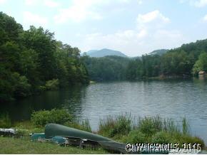 22 Racoon Ridge Lake Lure, NC 28746 - Photo 5 of 12 a view of a lake view with a garden