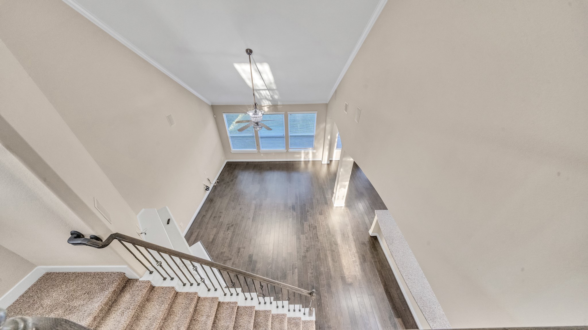18118 Berry Garden Lane Spring, TX 77379 - Photo 30 of 45 a view of entryway and hall with wooden floor