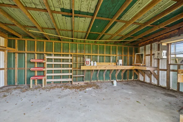 a view of storage and utility room