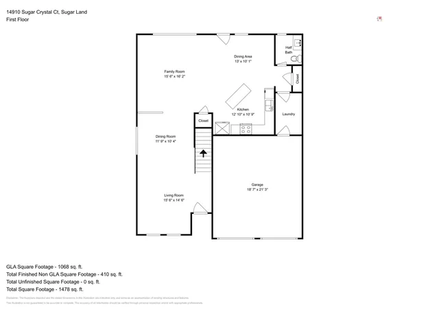 $2,300 | 14910 Sugar Crystal Court, Sugar Land, TX 77498