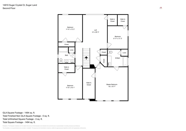 $2,300 | 14910 Sugar Crystal Court, Sugar Land, TX 77498