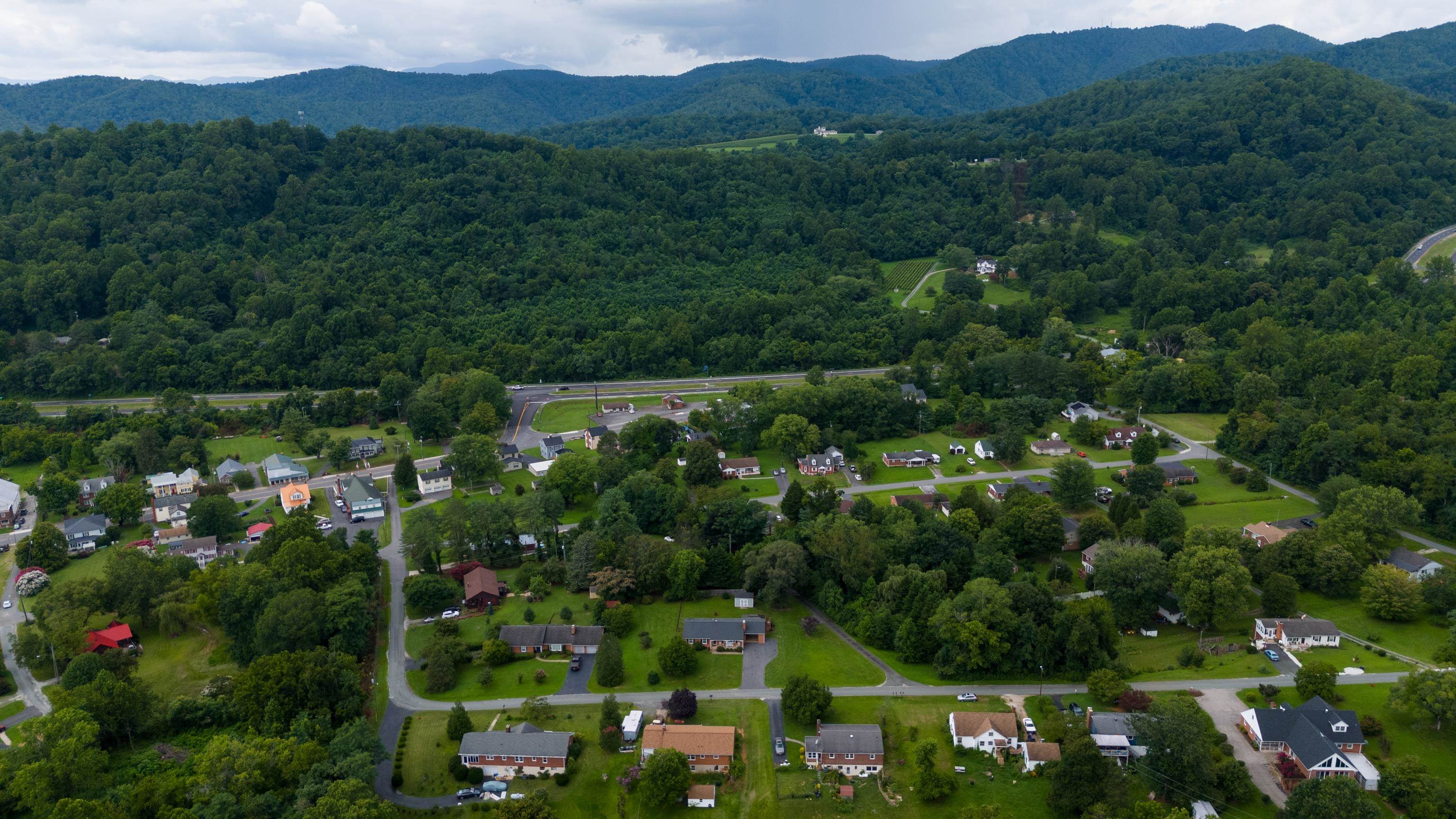 181 Ridge Street Lovingston, VA 22949 - Photo 54 of 56 an aerial view of multiple house