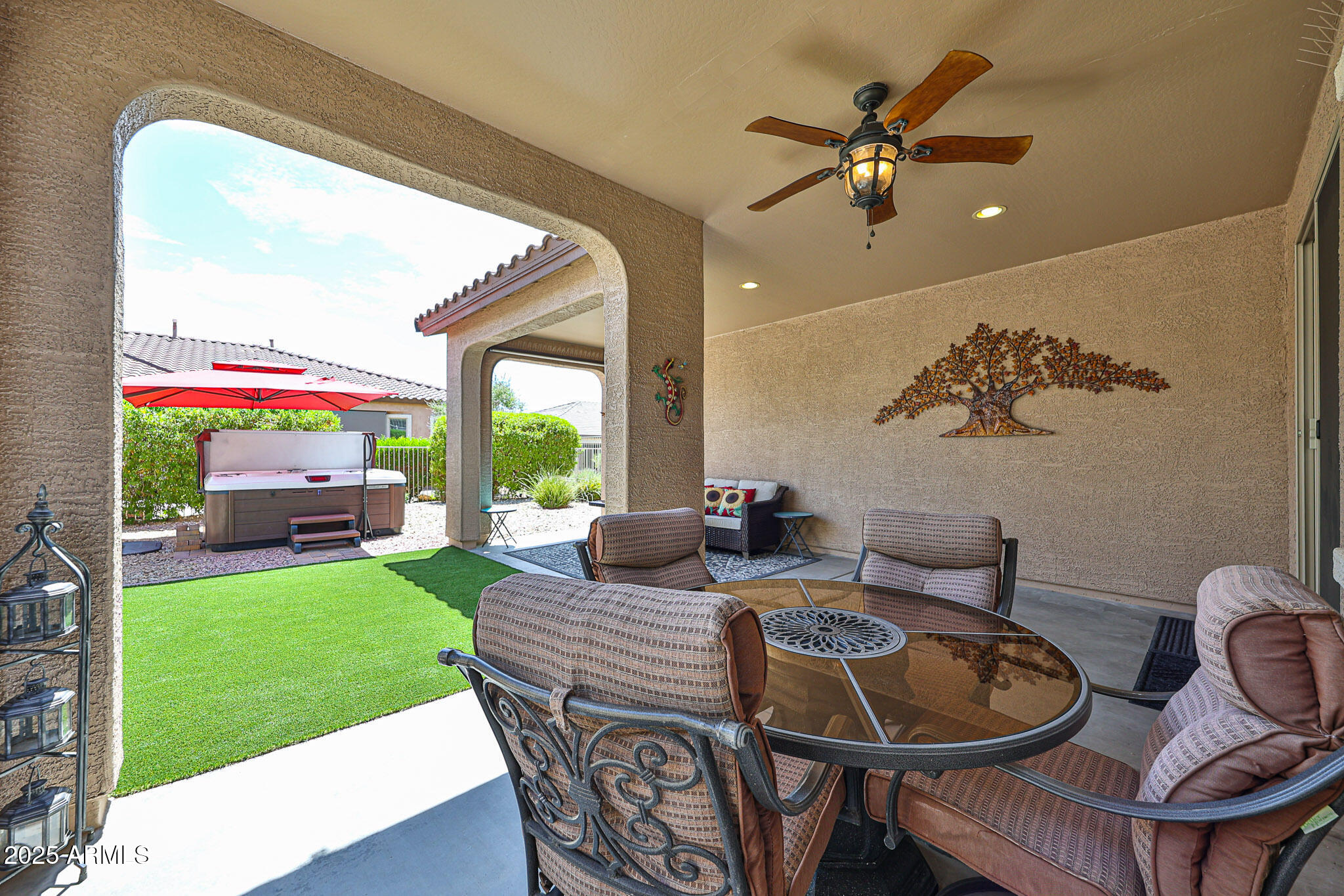 17563 West Fairview Street Goodyear, AZ 85338 - Photo 37 of 66 a view of a dining room with furniture window and outside view