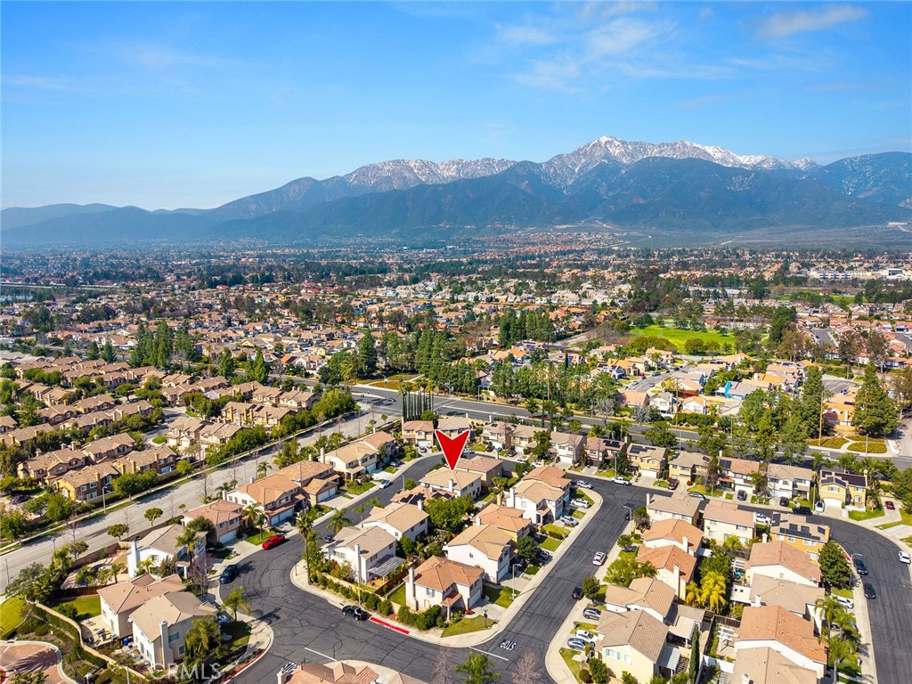 7343 Legacy Place Rancho Cucamonga, CA 91730 - Photo 50 of 53 an aerial view of residential house and sandy dunes
