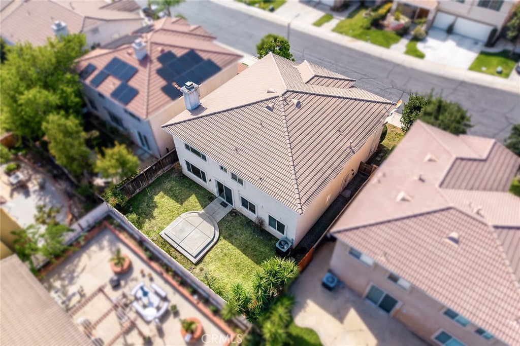 7343 Legacy Place Rancho Cucamonga, CA 91730 - Photo 52 of 53 an aerial view of a house with a garden