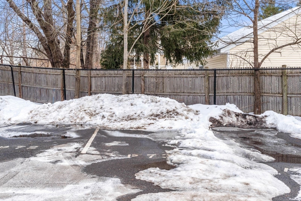 76 Boylston Street, Unit 4 Newton, MA 02467 - Photo 14 of 14 a view of a yard with snow on the road