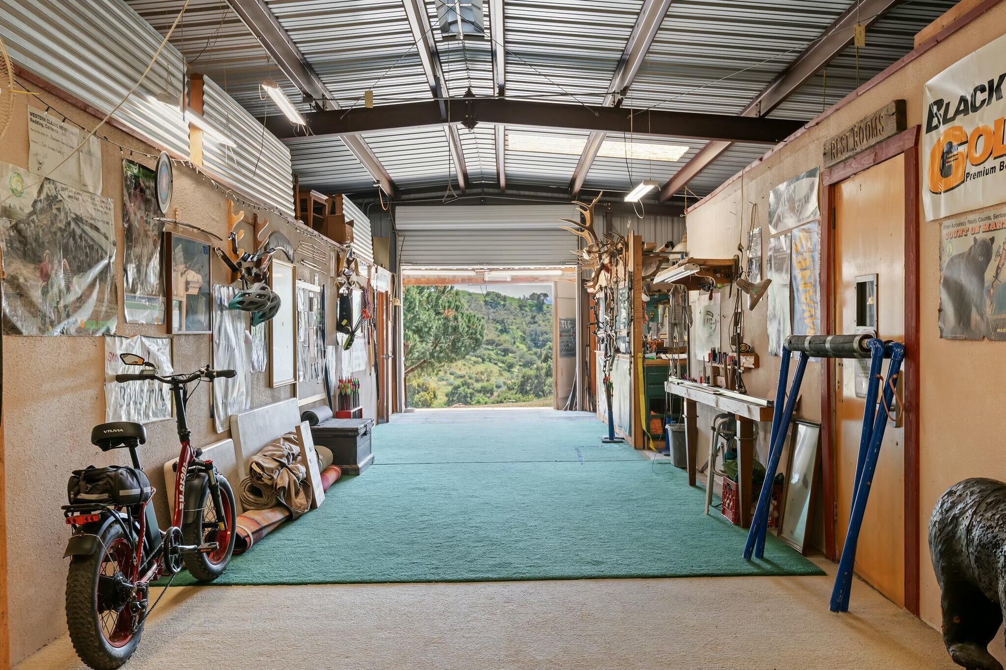 655 Bobcat Springs Road Buellton, CA 93427 - Photo 46 of 47 Barn Interior Looking towards House