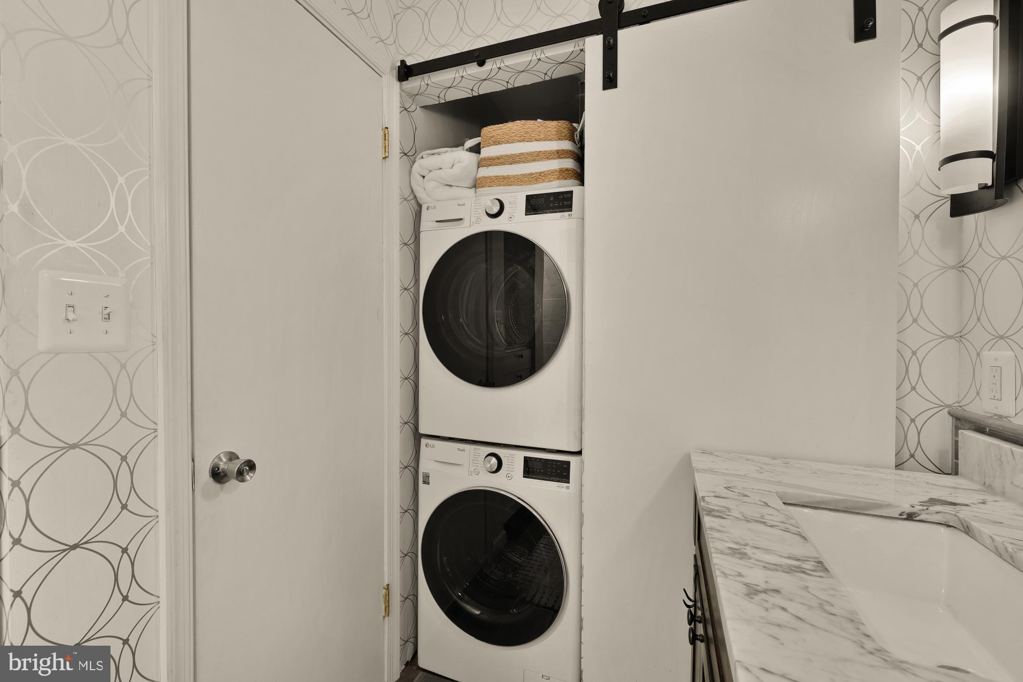 1715 15th Street Northwest, Unit 44 Washington, DC 20009 - Photo 11 of 26 Stacked washer and dryer replaced in 2024