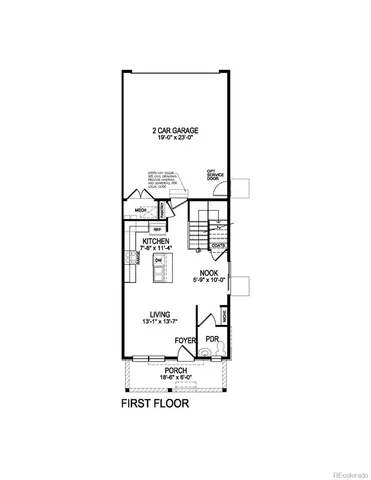 a picture of a floor plan
