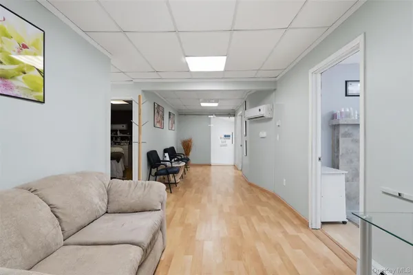 a view of balcony with staircase