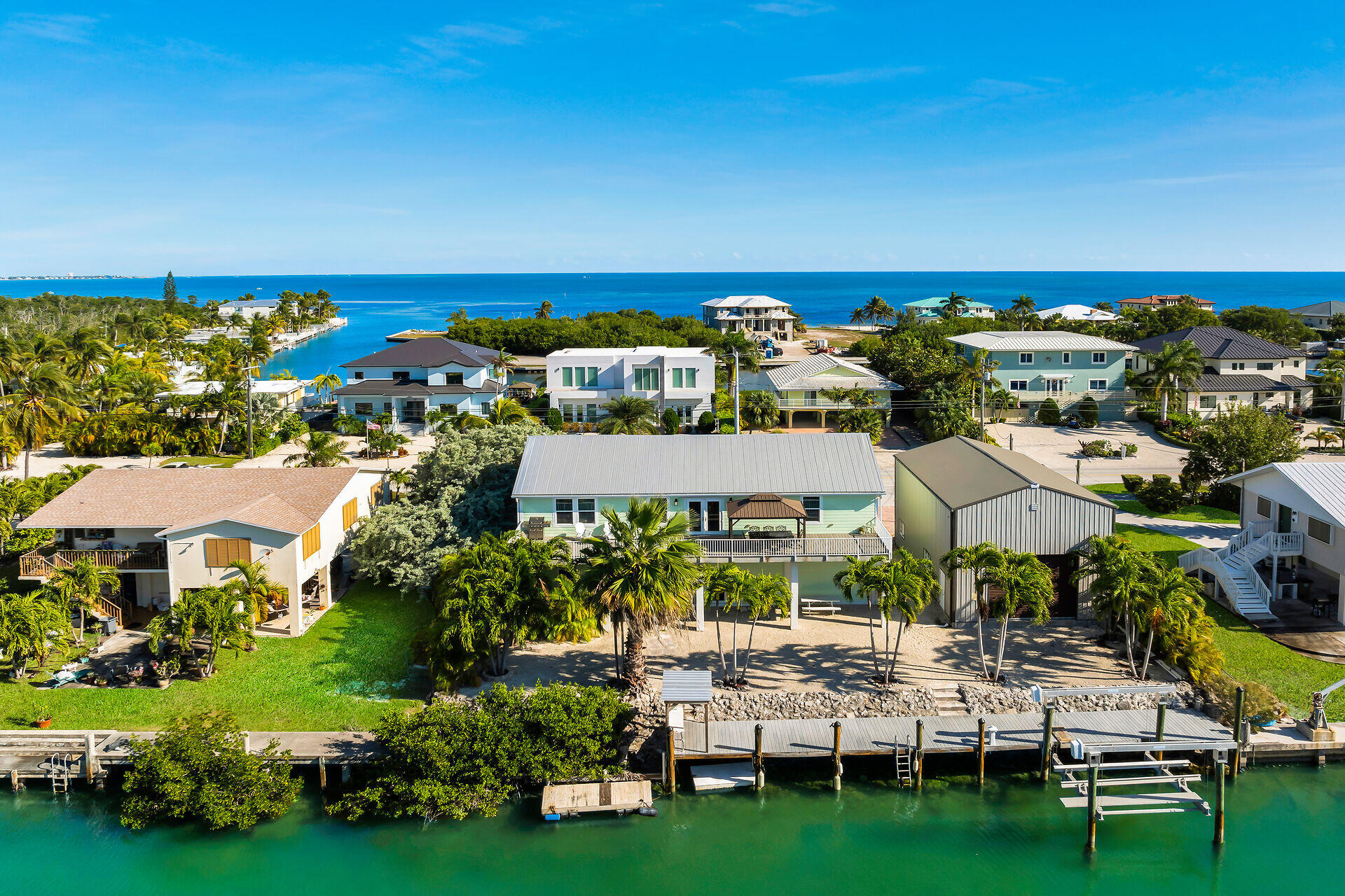415 Sombrero Beach Road Marathon, FL 33050 - Photo 2 of 40 aerial view with view of Atlantic