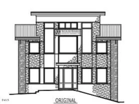 a black and white photo of a room