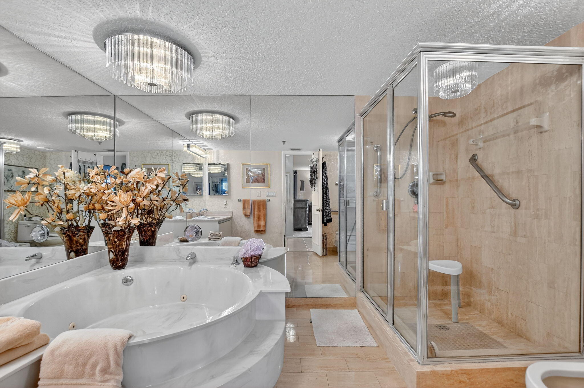 7178 Promenade Drive, Unit 502 Boca Raton, FL 33433 - Photo 22 of 33 a bathroom with a bathtub a shower and a sink
