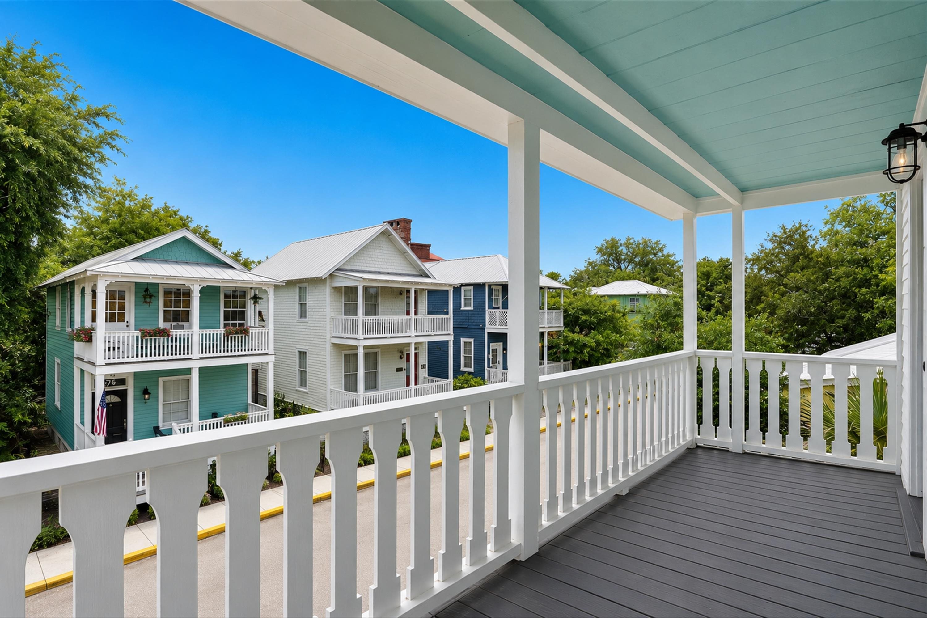 76 Oneida Street St. Augustine, FL 32084 - Photo 21 of 38 a view of a large buildings with wooden fence