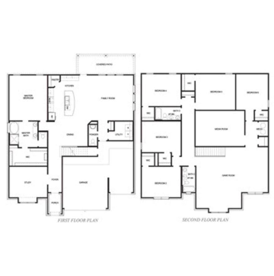8826 Virginia Rye San Antonio, TX 78254 - Photo 5 of 40 a picture of a floor plan