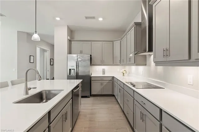 a bedroom with a bed furniture and decor