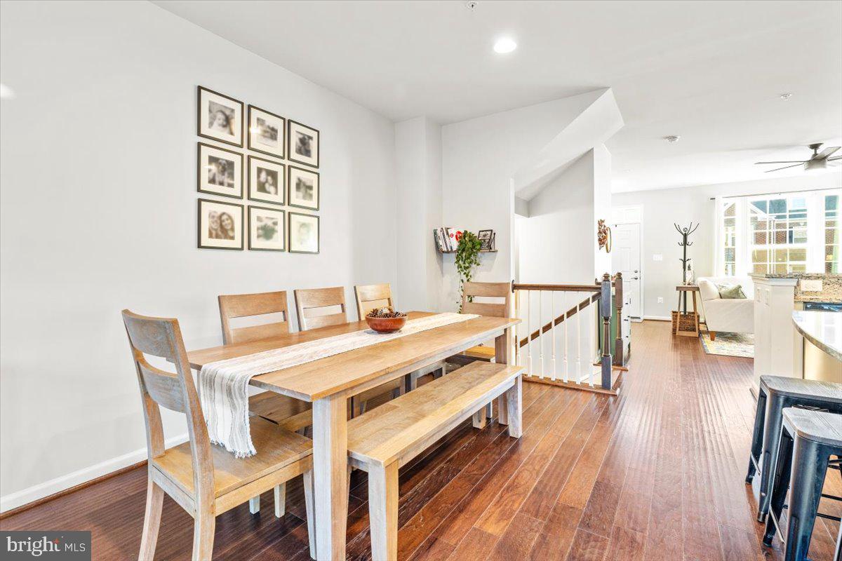 4535 Tinder Monrovia, MD 21770 - Photo 15 of 61 a view of a dining room with furniture and wooden floor