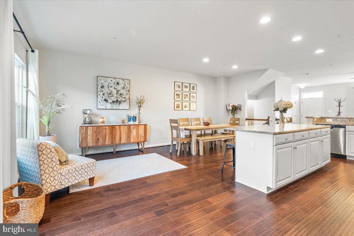 4535 Tinder Monrovia, MD 21770 - Photo 19 of 61 a living room with furniture and kitchen view