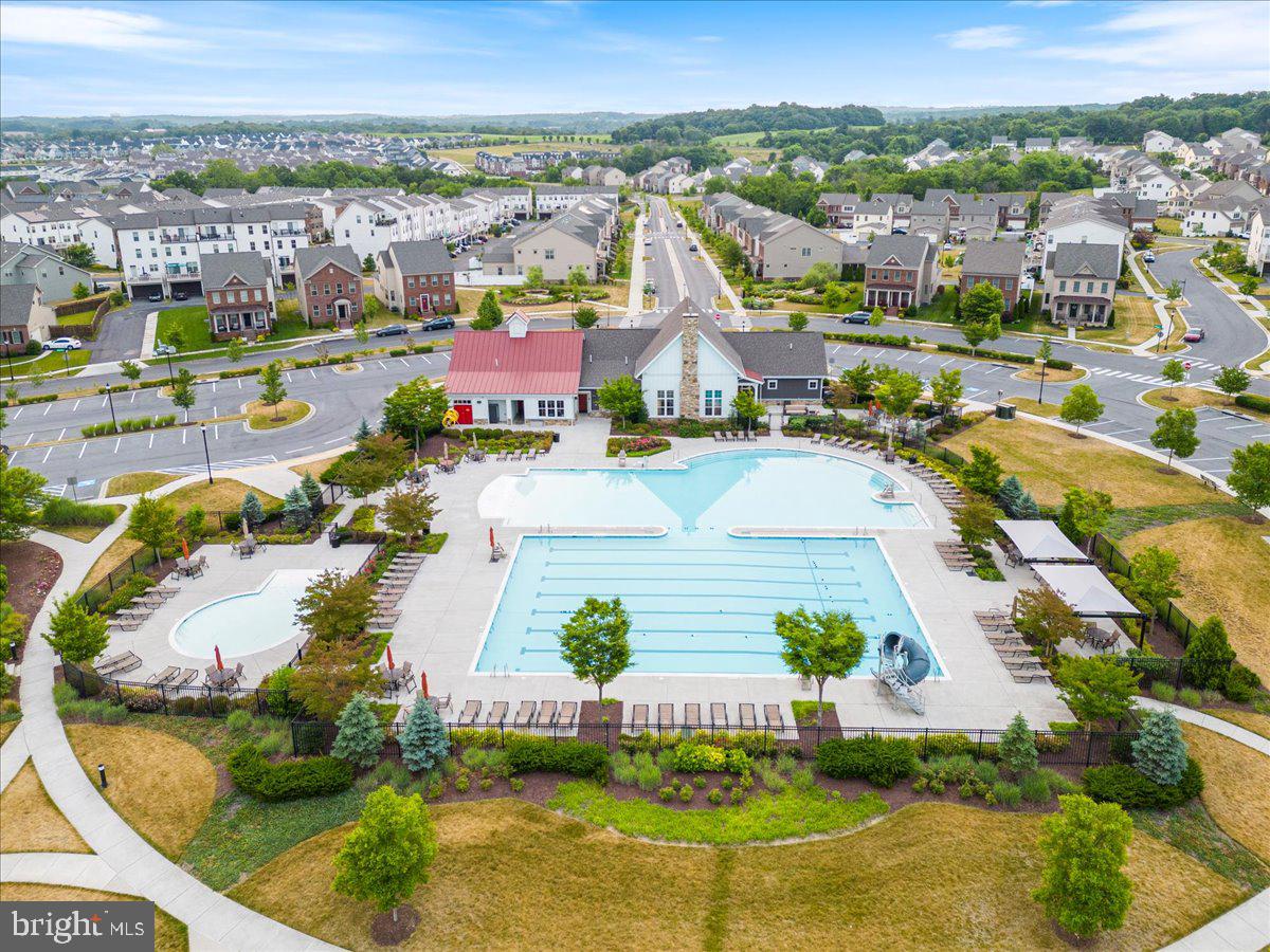 4535 Tinder Monrovia, MD 21770 - Photo 55 of 61 an aerial view of residential houses with outdoor space and swimming pool