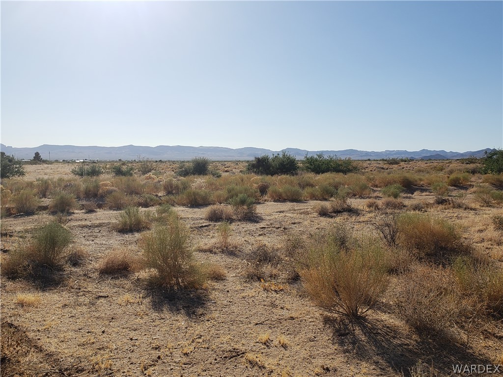 3884 Adobe Road Golden Valley, AZ 86413 - Photo 1 of 12 a view of a mountain in the distance in a field