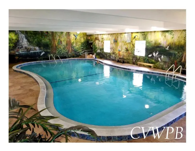 a view of a swimming pool