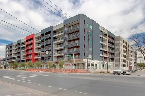 a view of city from the balcony