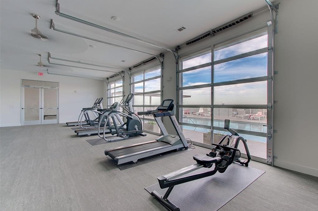4361 South Congress Avenue, Unit 210 Austin, TX 78745 - Photo 28 of 30 a view of a room with gym equipment