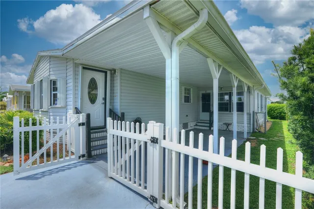 a view of small yard from a balcony