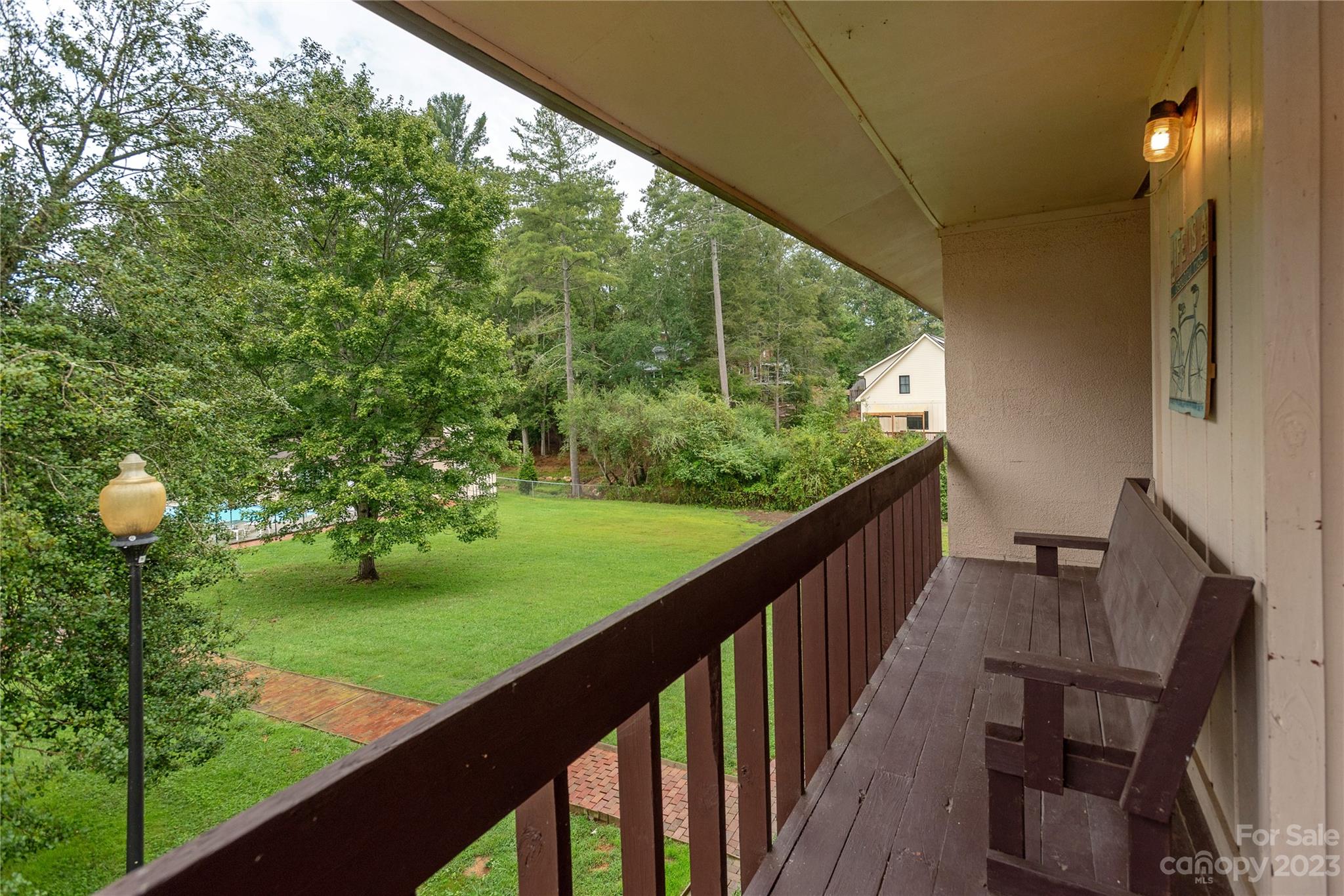 111 Shepard Square, Unit 608 Brevard, NC 28712 - Photo 12 of 13 a view of swimming pool from a balcony