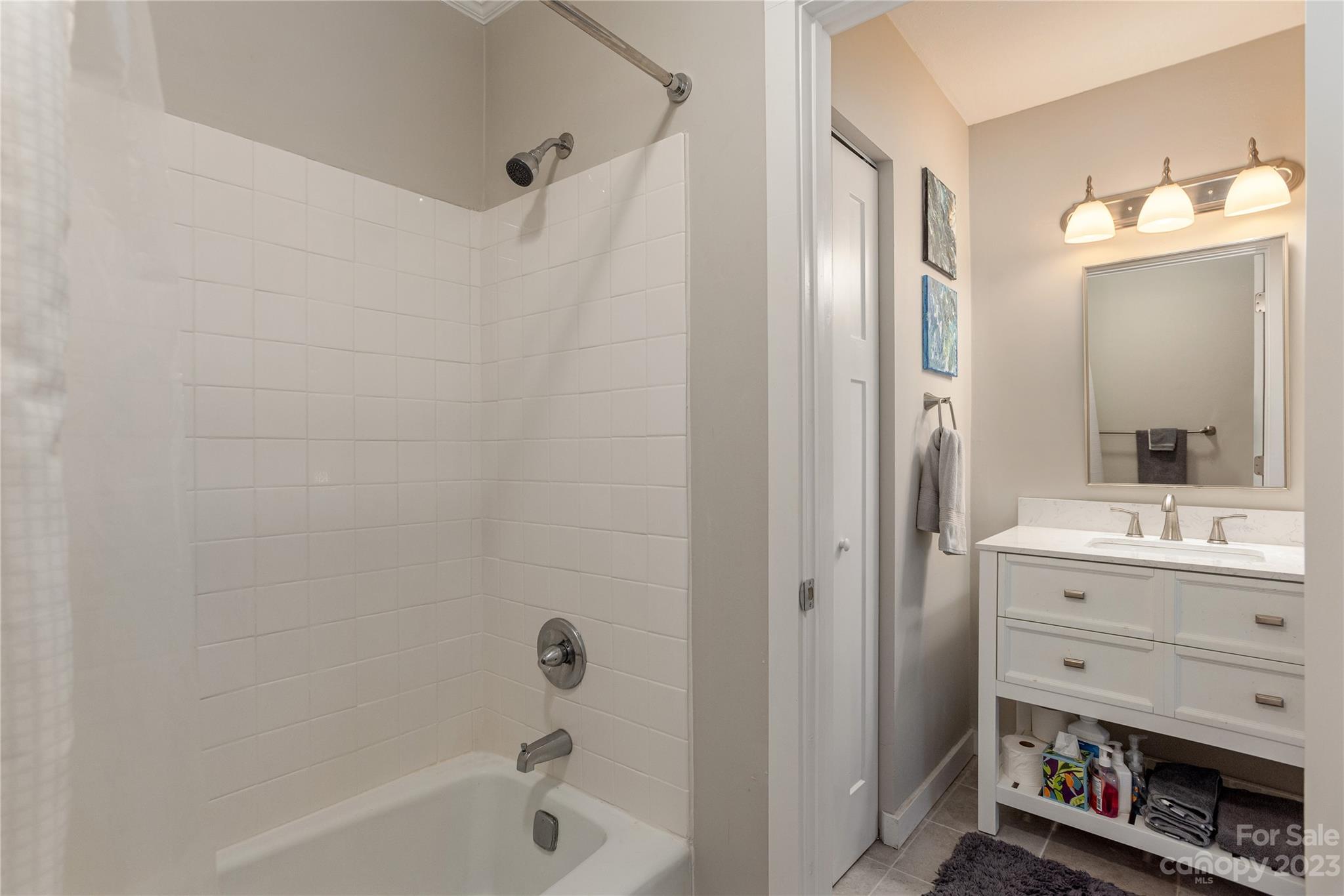 111 Shepard Square, Unit 608 Brevard, NC 28712 - Photo 9 of 13 a bathroom with a sink mirror toilet and bathtub