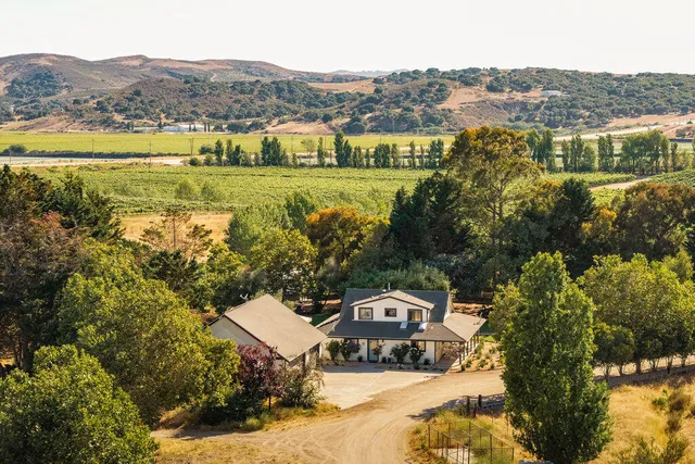 a view of a city with mountain