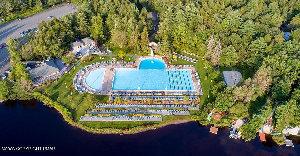 1413 Pine Cone Road Pocono Pines, PA 18350 - Photo 43 of 52 Aerial View of Pool