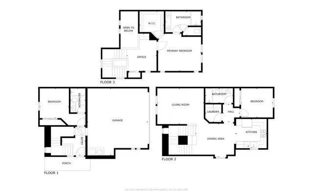 a front view of a building with street