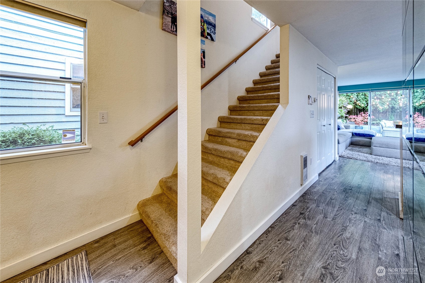 924 North 86th Street Seattle, WA 98103 - Photo 6 of 27 a view of entryway and hall with wooden floor