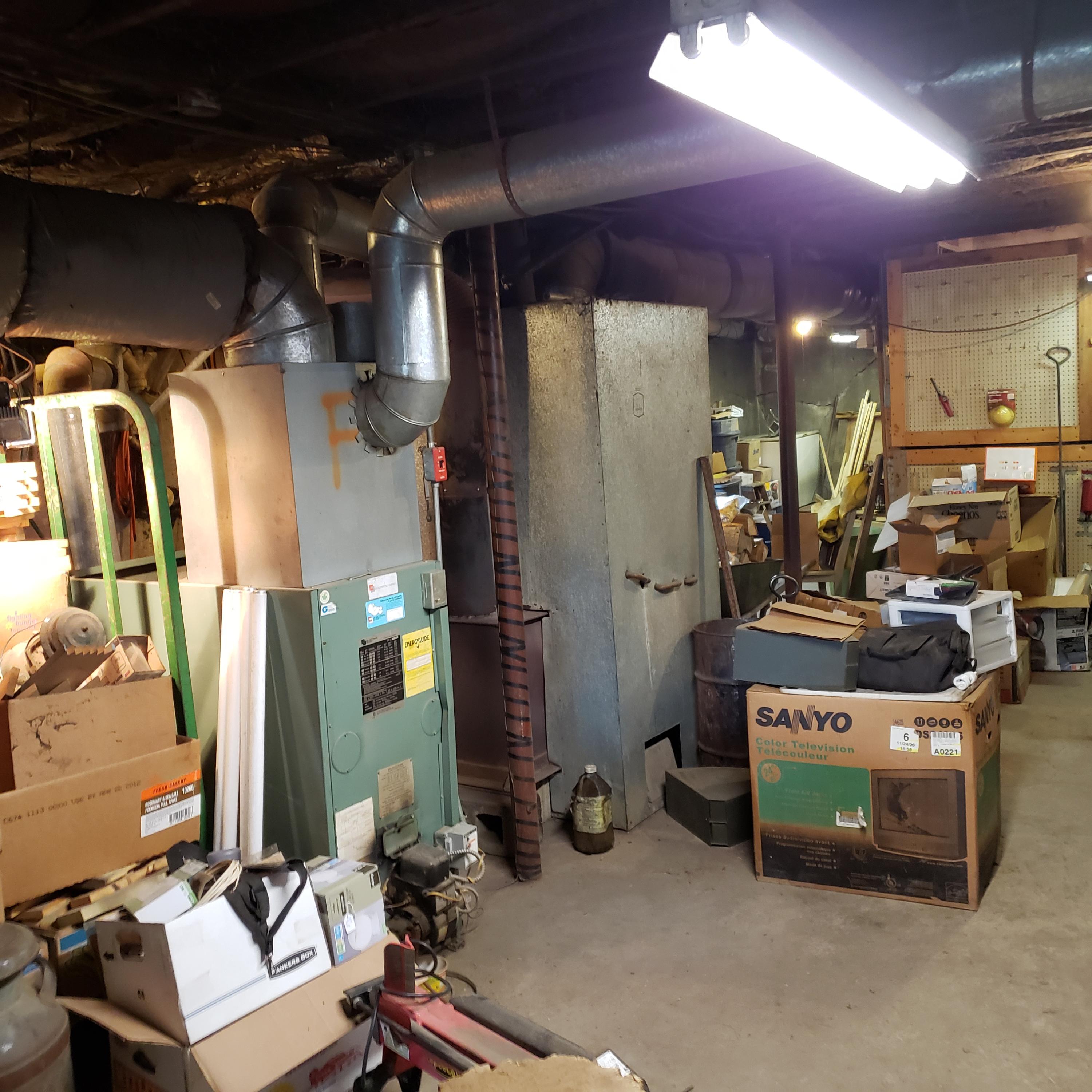 12 Vanceboro Road Route Topsfield, ME 04490 - Photo 40 of 61 Basement, Warm air furnace