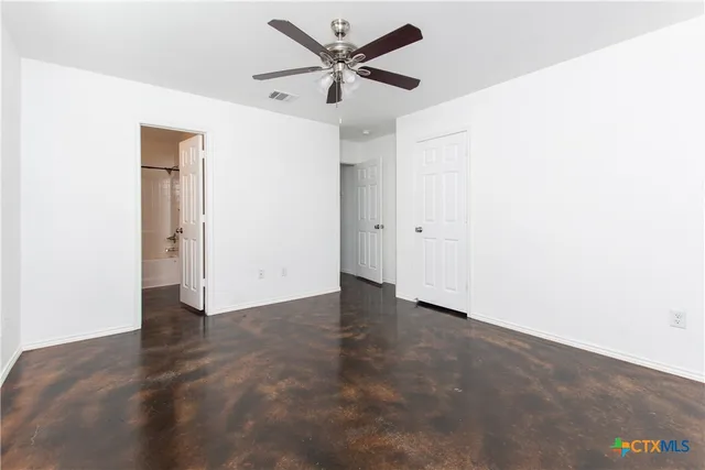 a view of an empty room